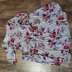 Latched Mama Knot Front nursing maxi dress